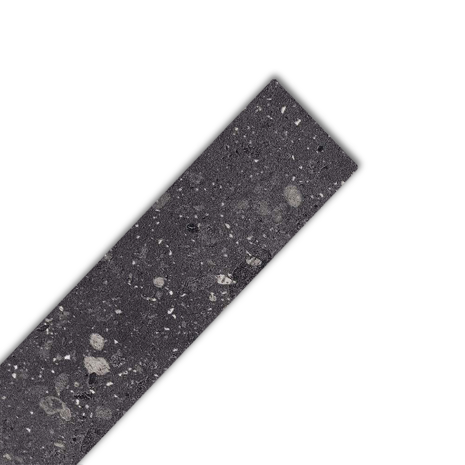 Prima Charcoal Riverstone Laminate Edging Strip - 2m