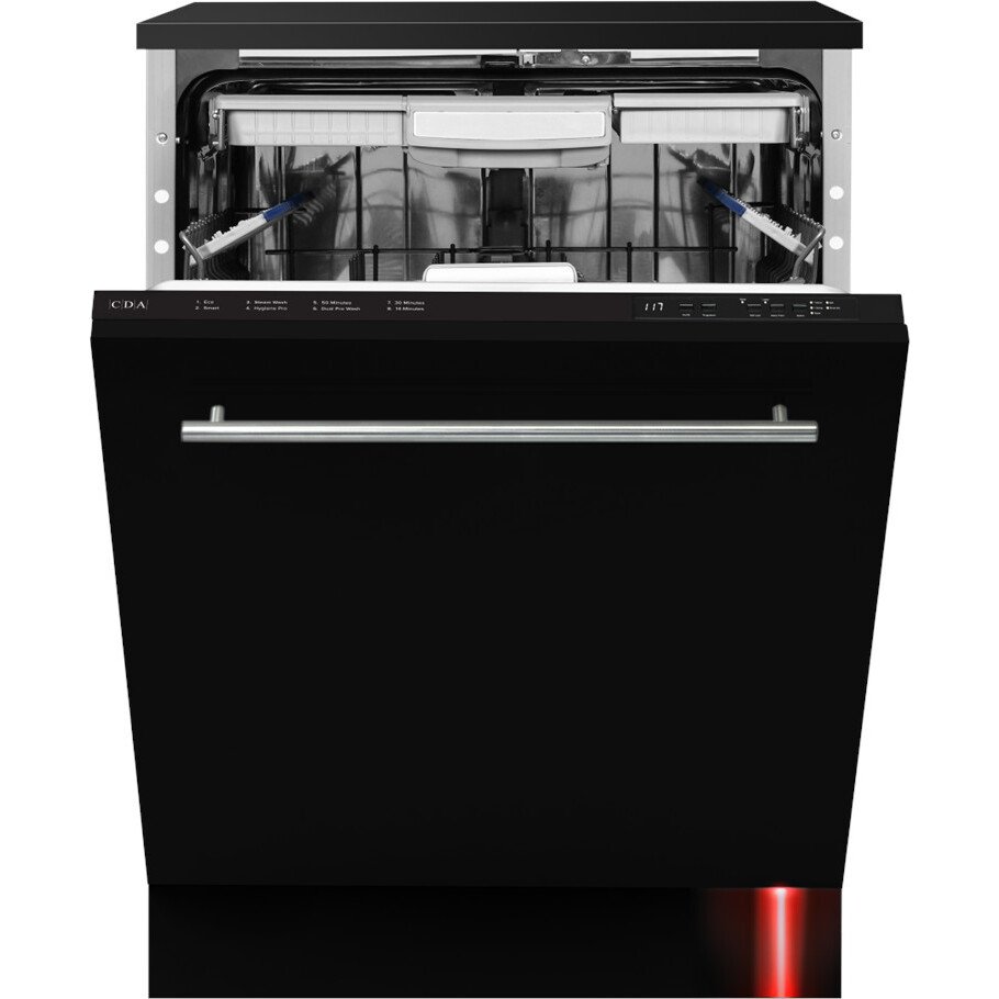 CDA CDI6372 Fully Integrated 60Cm Dishwasher, 8 Programs